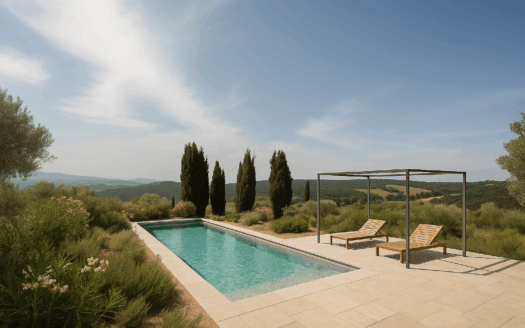 Wonderful property in a panoramic location in Val d’Orcia