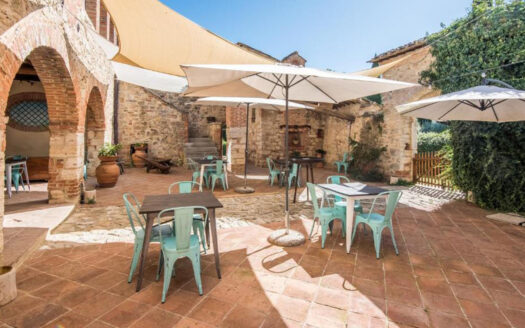 Ancient 1400s farmhouse with swimming pool and land