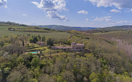 Charming farmhouse with swimming pool for sale in Chianti.