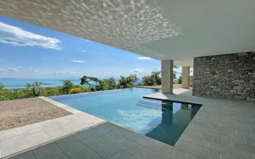 Beautiful villa with swimming pool and lake view