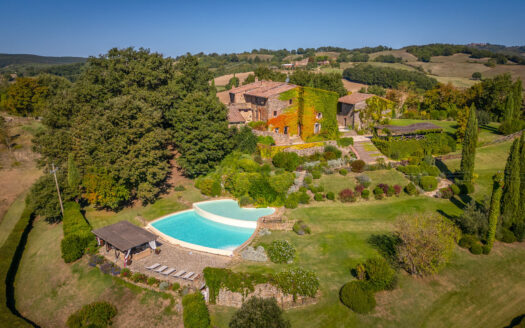 Enchanting property with park and double swimming pool