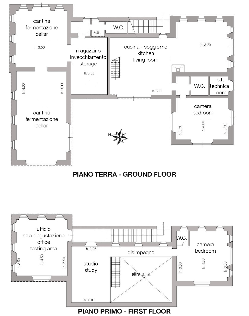 Ground and first floor